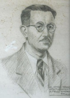 JORGE GUILLERMO TELL debuxo Arturo Taracido na cadea   (anos 30) MdL